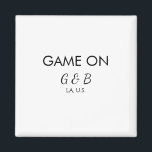 Imán Juego activado añadir nombre de la pareja lugar de<br><div class="desc">diseño</div>