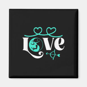 Imán Juego de Badminton Shuttle Yin-yang-love Badmin