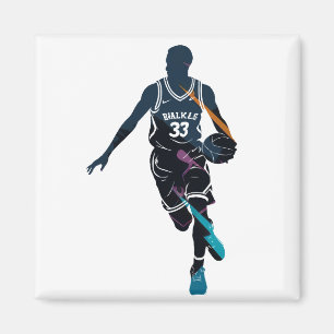 Imán Juego de baloncesto Sport Challenge Silhouette Sty
