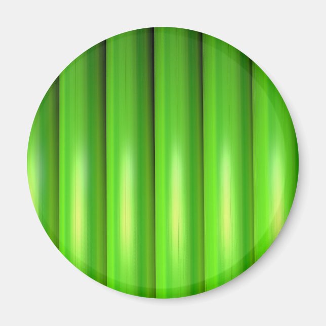 Imán Juego de bambú verde (Frente)