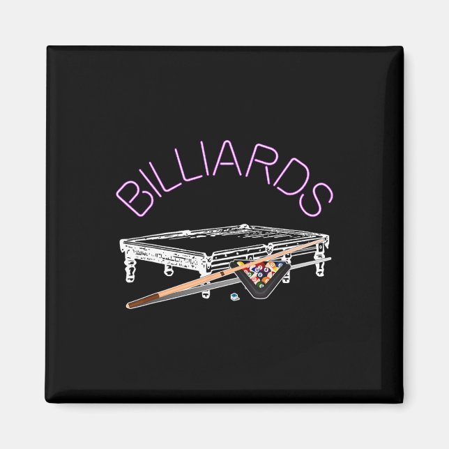 Imán Juego de billar para Billiards (Frente)