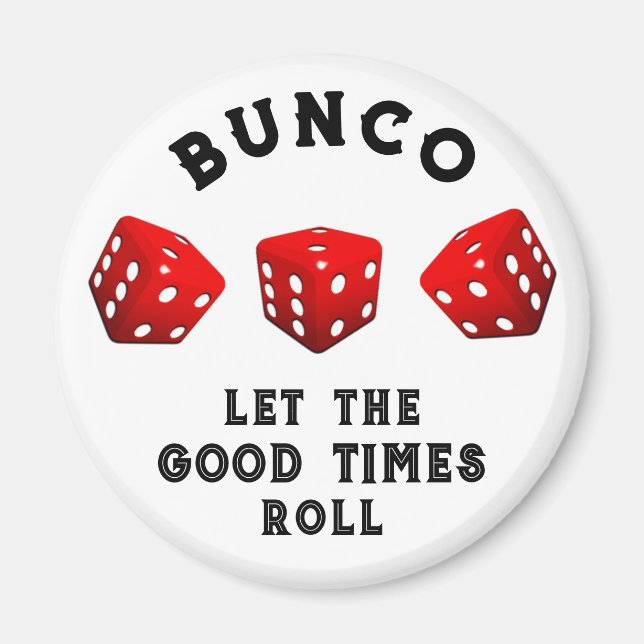 Imán Juego de Bunco (Frente)