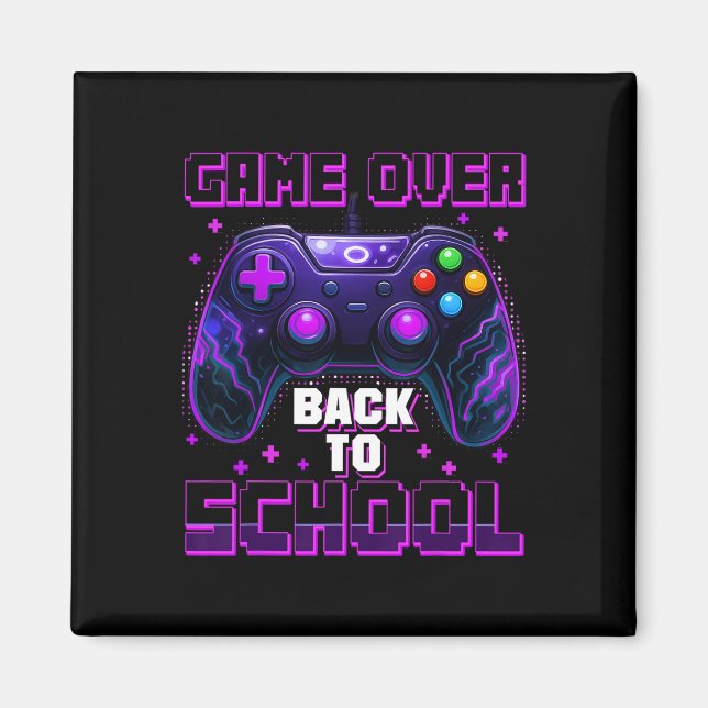Imán Juego De Control De Vuelta A La Escuela Primer Día (Frente)