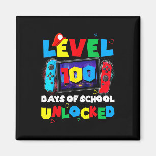 Imán Juego De Control Regalos Nivel 100 Días De Escuela