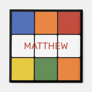 Imán Juego de cubos de rompecabezas personalizado de lo