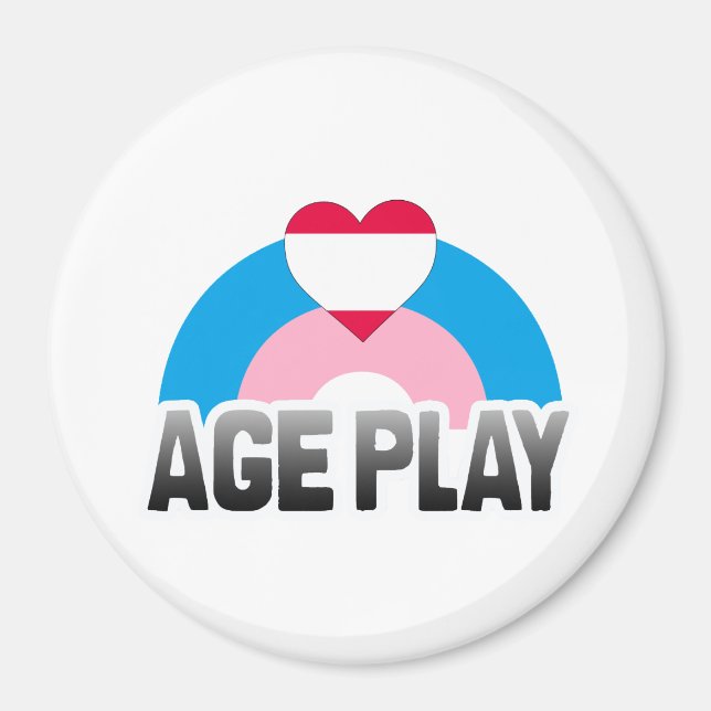IMÁN JUEGO DE EDAD ARCOÍRIS (Frente)