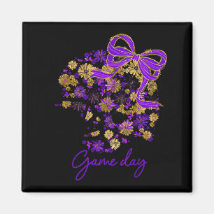 Imán Juego de Fútbol Floral Día de Chicas Equipo Srit P