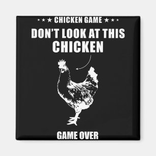 Imán Juego de la Gallina No Mires a Esta Gallina Gallin