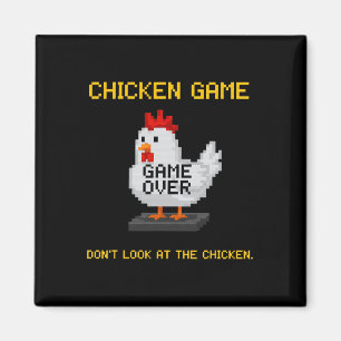 Imán Juego de la Gallina No Mires a la Gallina Gallina 