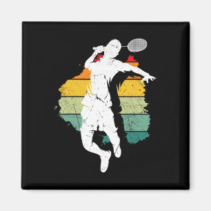 Imán Juego de lanzadera del equipo de Badminton Player 