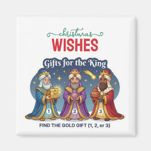 Imán Juego de lógica de regalos de Navidad de los Tres 