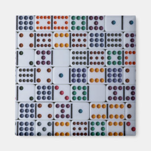 Imán Juego de números de Dominos