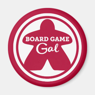 Imán Juego de tablero Gal White Frame Magnet