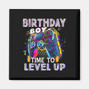 Imán Juego De Video Cumpleaños Hora De Nivelar Video Ga