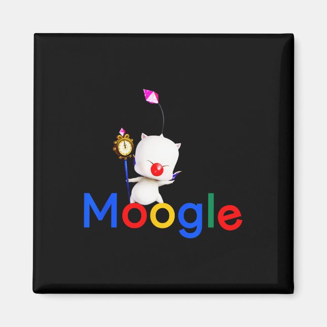 Imán Juego de video Retro Gaming Kawaii Moogle Kupo Gam (Frente)