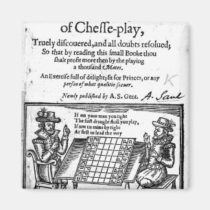 Imán Juego del ajedrez famoso, 1614