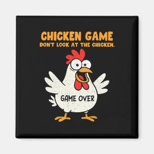 Imán Juego Divertido de Pollo No Mires al Pollo Anima