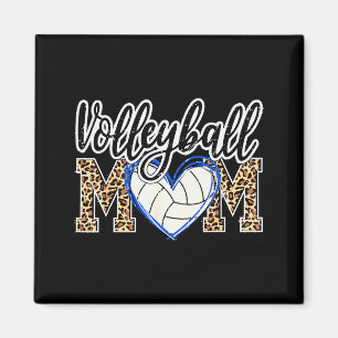 Imán Juego Divertido Mujeres Voleibol Pelota Leopardo M