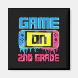 Imán Juego En 2º Grado Jugador De Juegos De Vuelta Al C