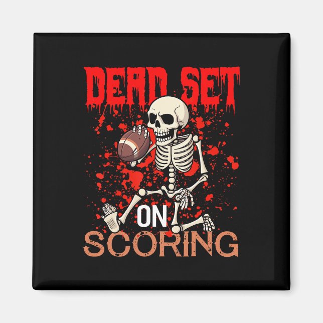 Imán Juego En Halloween Del Esbozo De Puntuación Del Fu (Frente)