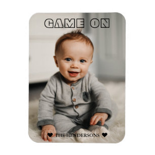 Imán Juego en juego de fotos familiares