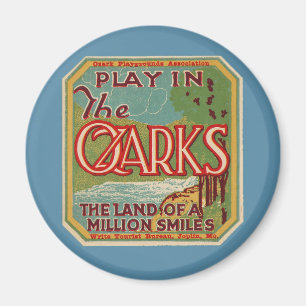 Imán Juego en la tierra de OZARKS de millón de sonrisa