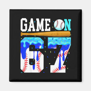 Imán Juego Encendido 67 Béisbol Goteo Seis Siete Meme 6