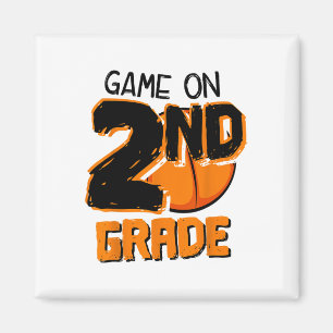 Imán Juego Gracioso En El Primer Día De La Escuela De S