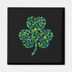 Imán Juego Hombres Shamrock Niños Jugador Día St Patric