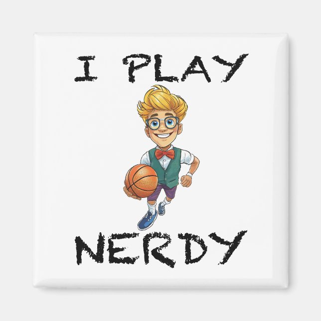 Imán Juego Nerdy (Frente)