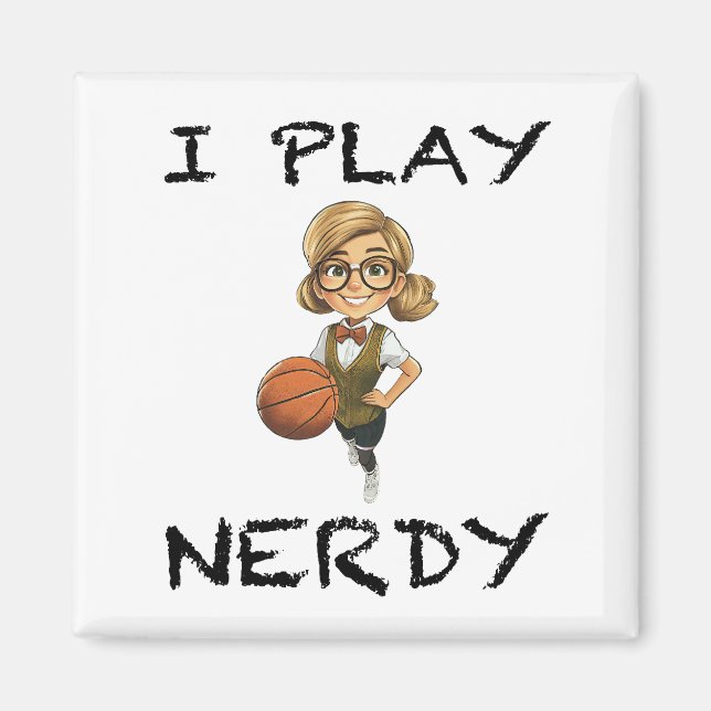 Imán Juego Nerdy (Frente)