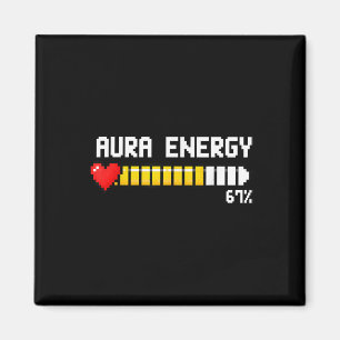 Imán Juegos 67 Aura Energía 67 Por ciento Meme Jugador