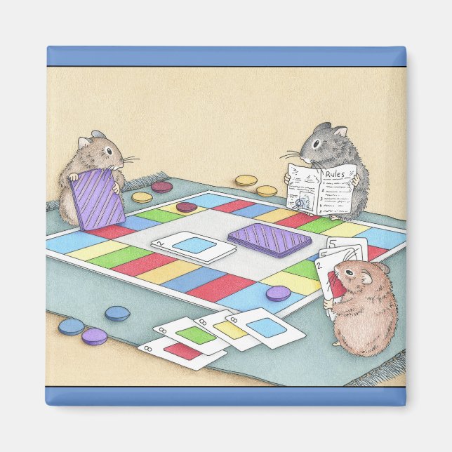 Imán Juegos de hámsters (Frente)