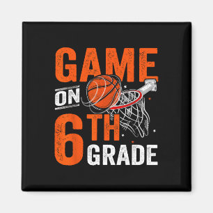 Imán Juegos Divertidos En El Sexto Grado De Baloncesto 