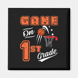 Imán Juegos Divertidos En Primer Grado De Baloncesto Pr