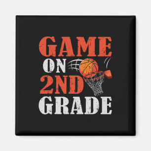 Imán Juegos divertidos sobre baloncesto de 2º grado de 