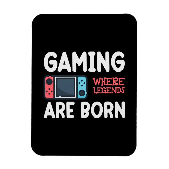 Imán juegos donde nacen las leyendas (Vertical)