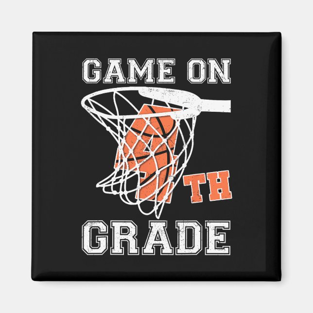 Imán Juegos En El Primer Día De La Escuela De Baloncest (Frente)