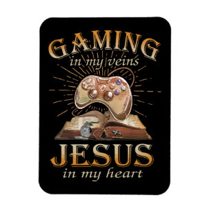 Imán Juegos en mis venas, Jesús en mi corazón
