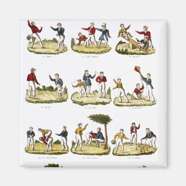 Imán Juegos infantiles, 1810 (Frente)