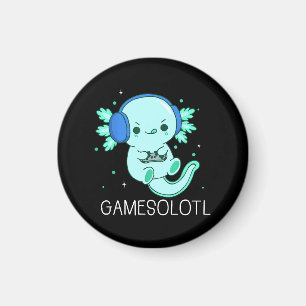 Imán Juegos Kawaii Ajolote Jugador
