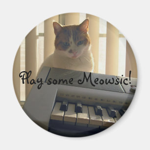 Imán ¡Juegue algún Meowsic!
