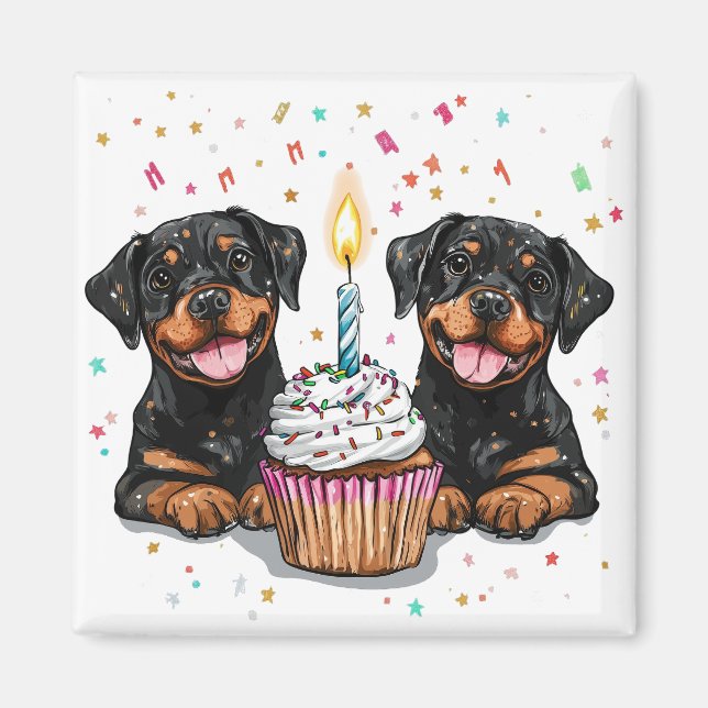 Imán Jueves Rottweiler (Frente)