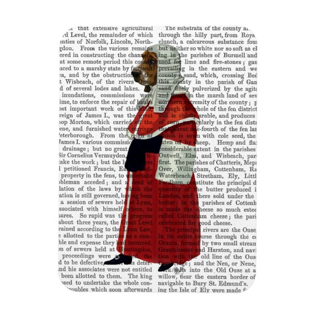 Imán Juez de helio de Basset (Vertical)