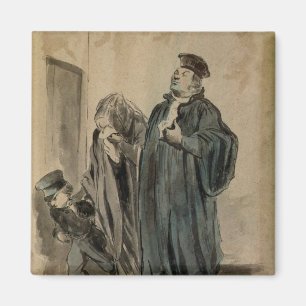 Imán Juez, mujer y niño