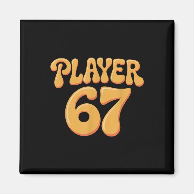 Imán Jugador 67 Alpha Slang Gen 67º Número 67  (Frente)