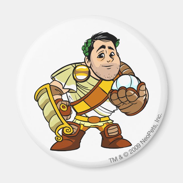 Imán Jugador Almentador del equipo de El Picklesaur (Frente)