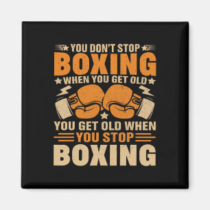 Imán Jugador Boxeador Divertido Entrenador Juvenil Boxe