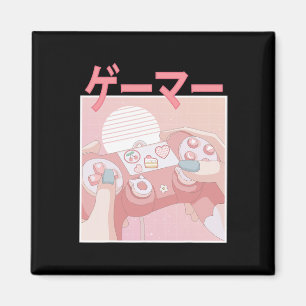 Imán Jugador Chica Anime Kawaii Juego Cuto de Videojueg