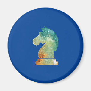 Imán Jugador de ajedrez Horse Knight Chess Lover Regalo